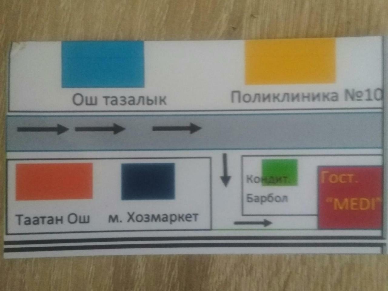 Medi Guest House Osh Buitenkant foto